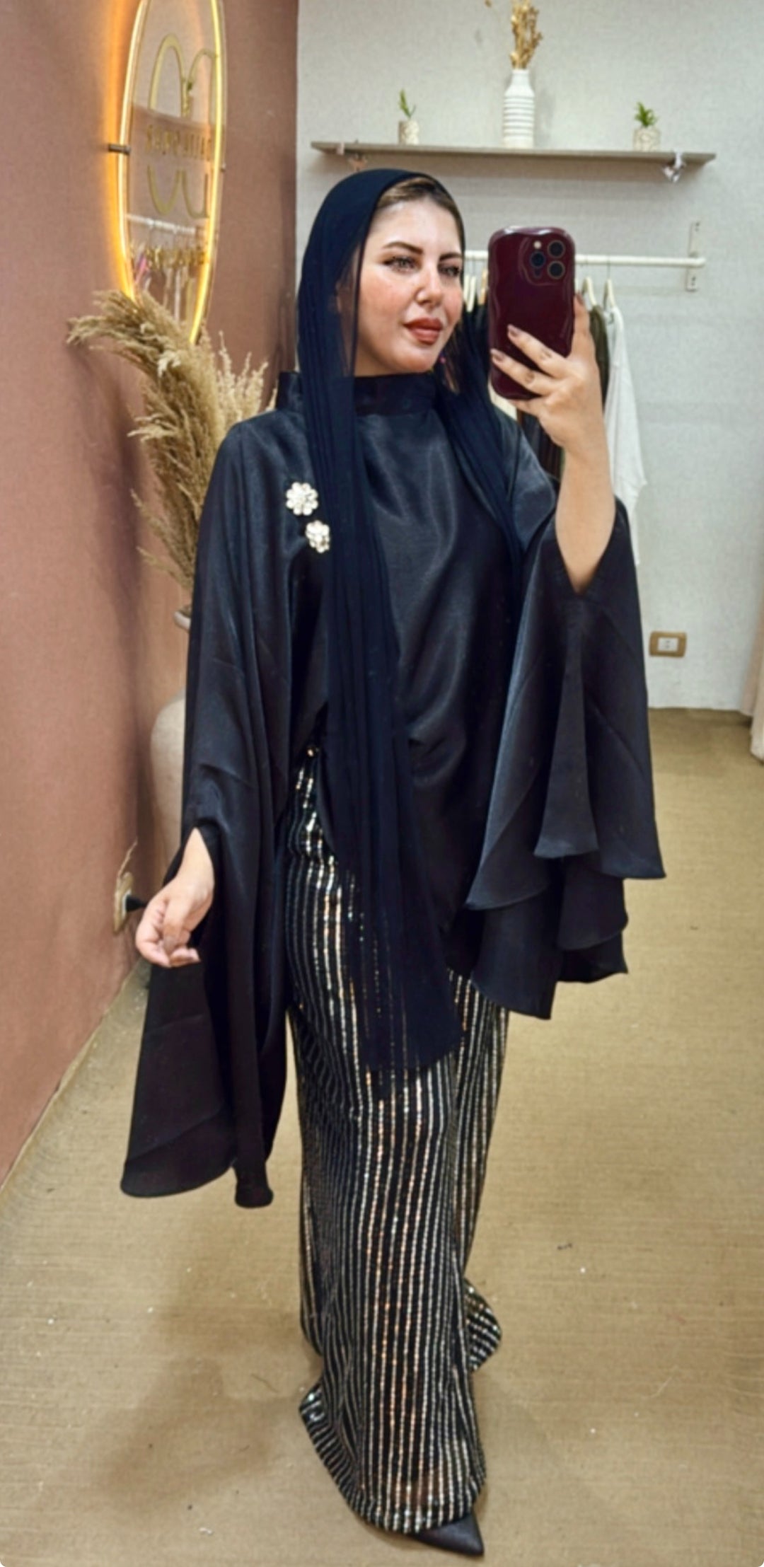 Butterfly blouse- black