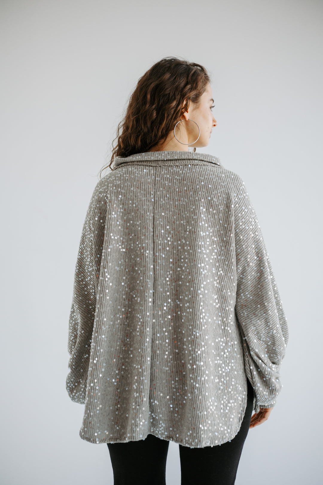 Sequin Vibe in Greyish