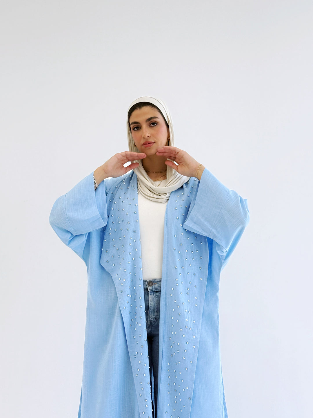Cardigan baby blue