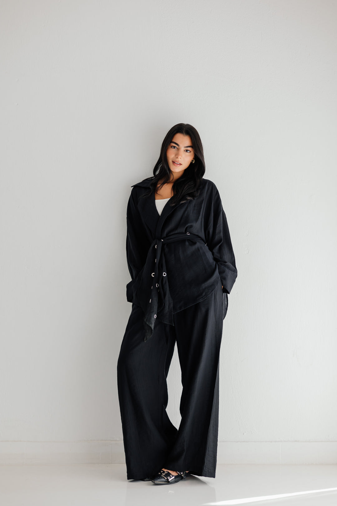 Lily in black