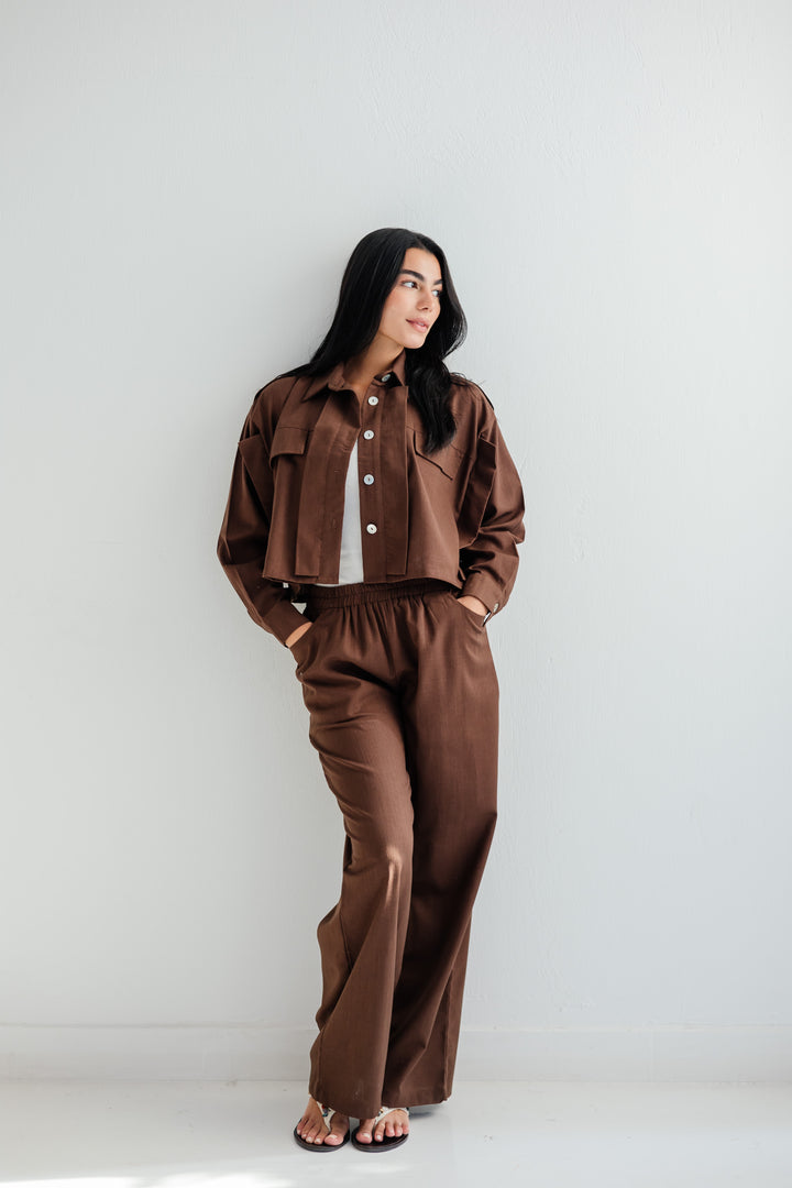 Elara two piece- brown
