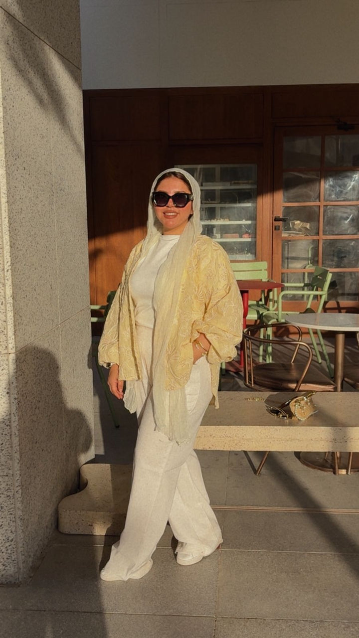 Floral Blouse in Yellow