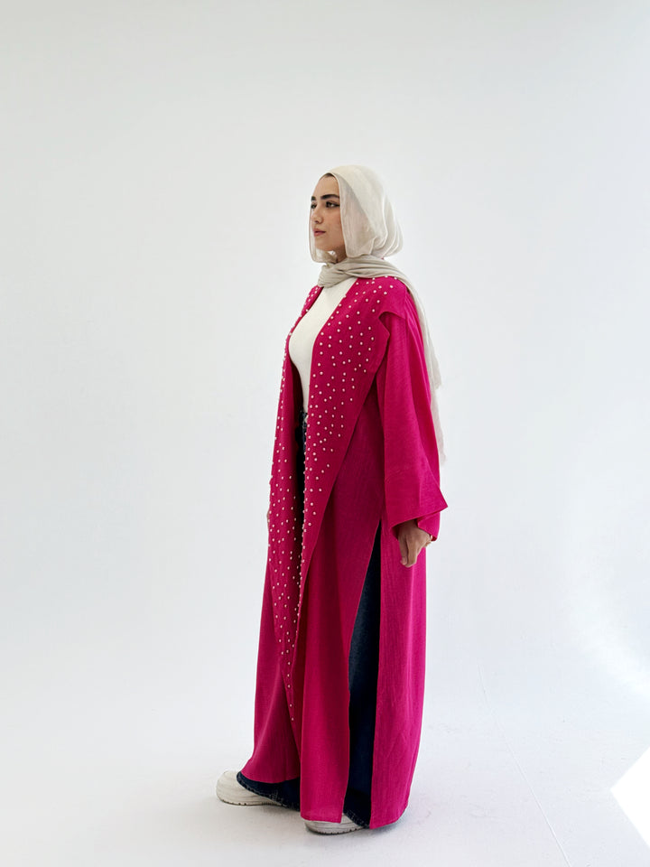 Cardigan fushia