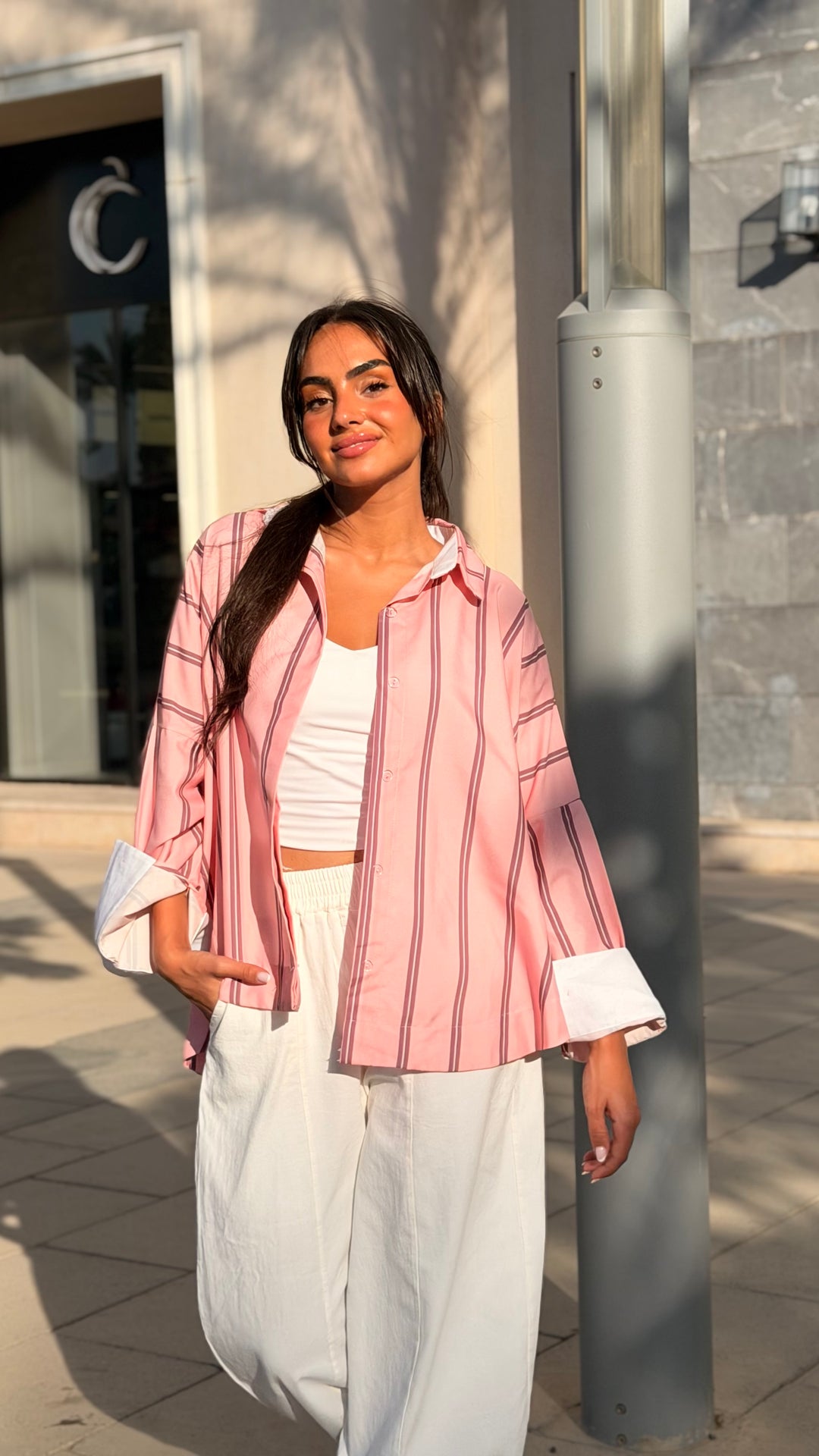 Line up shirt- pink