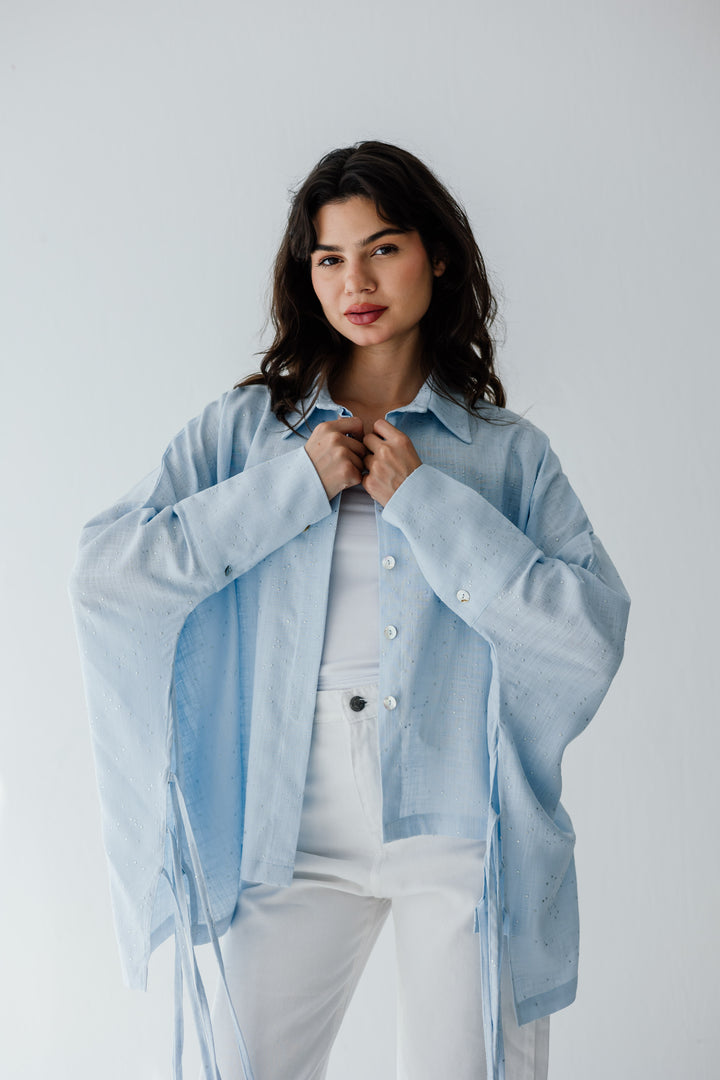 Heaven shirt- baby blue