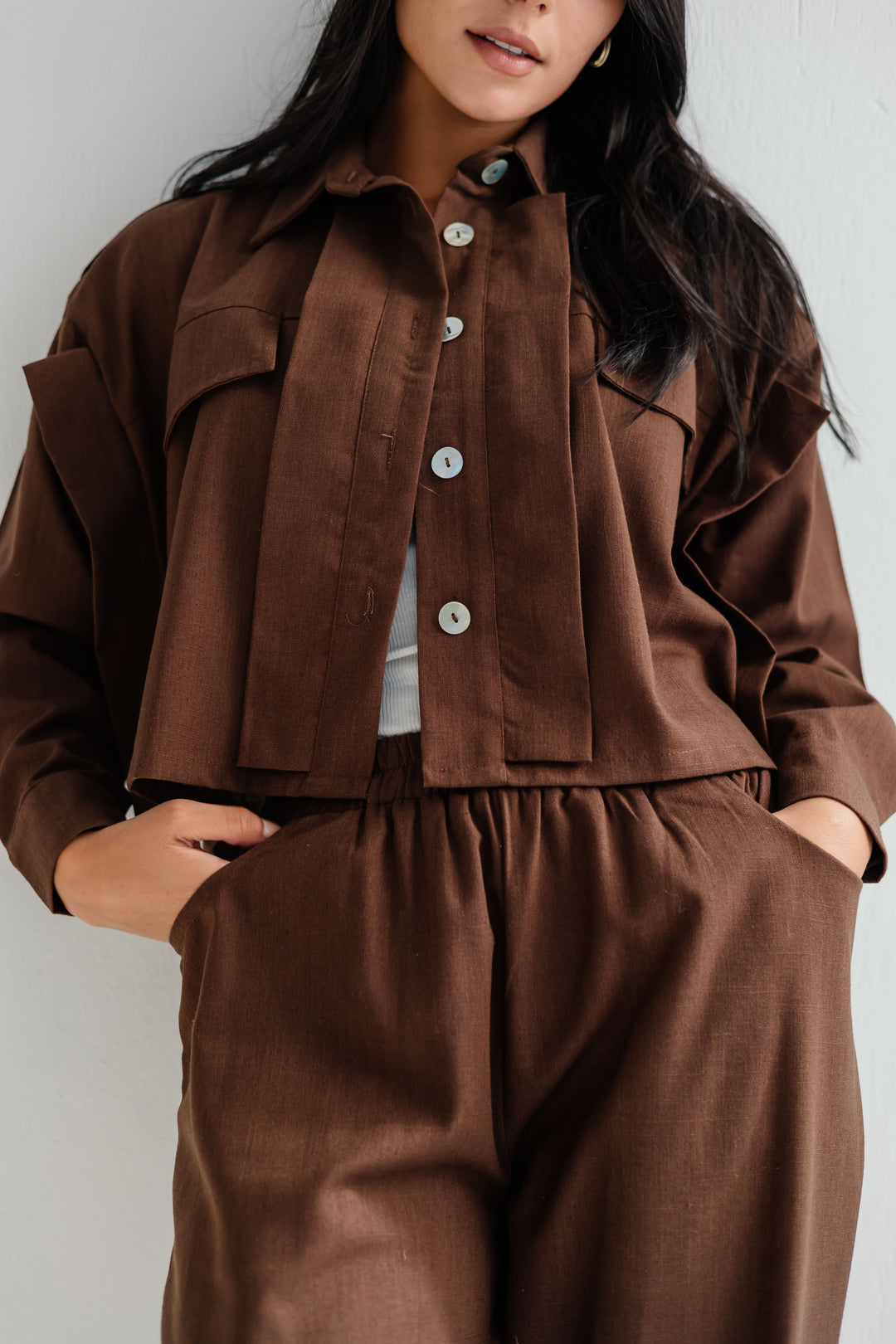 Elara two piece- brown