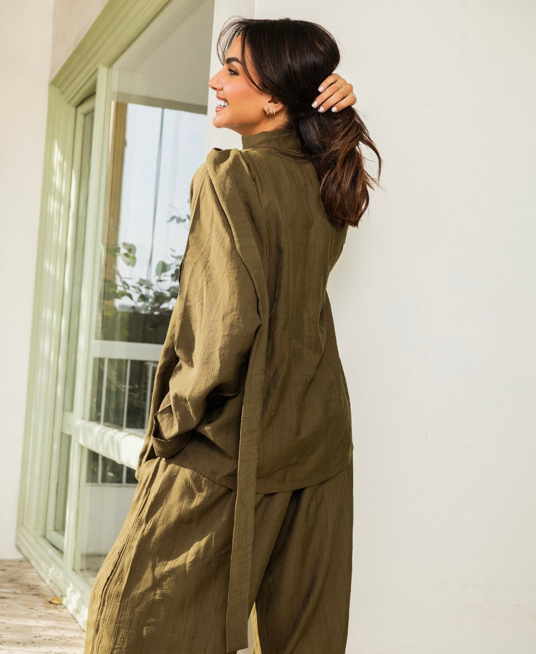 Maya Set in Olive-Green