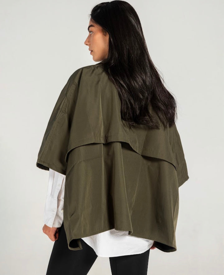 Trendy Coat in Olive