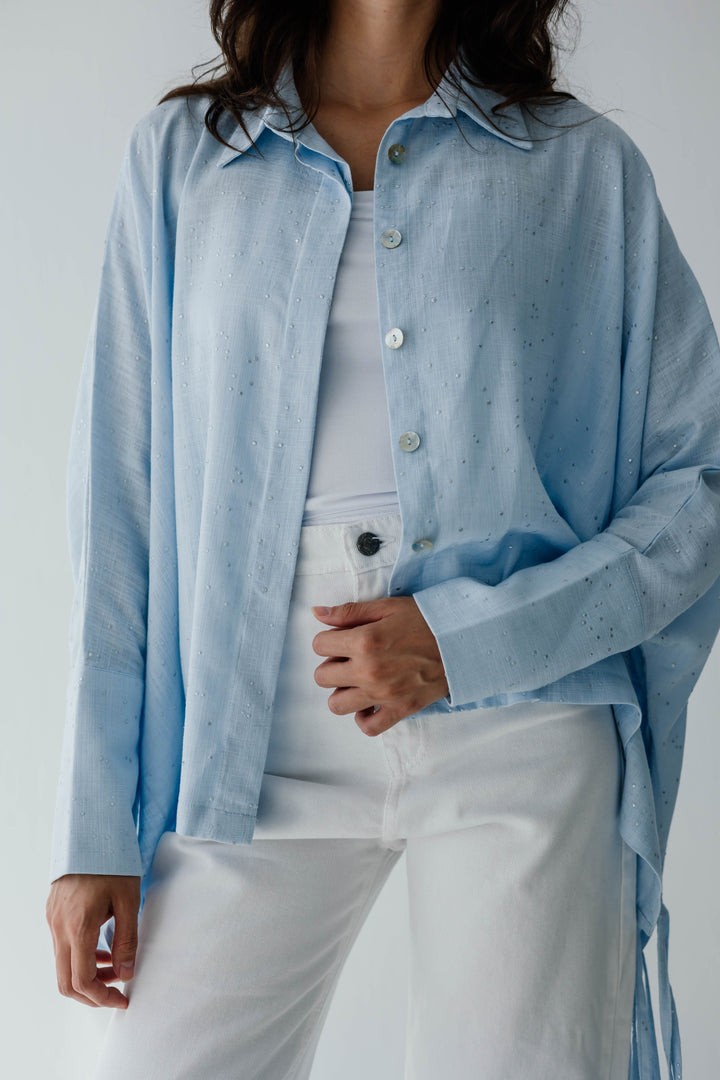 Heaven shirt- baby blue