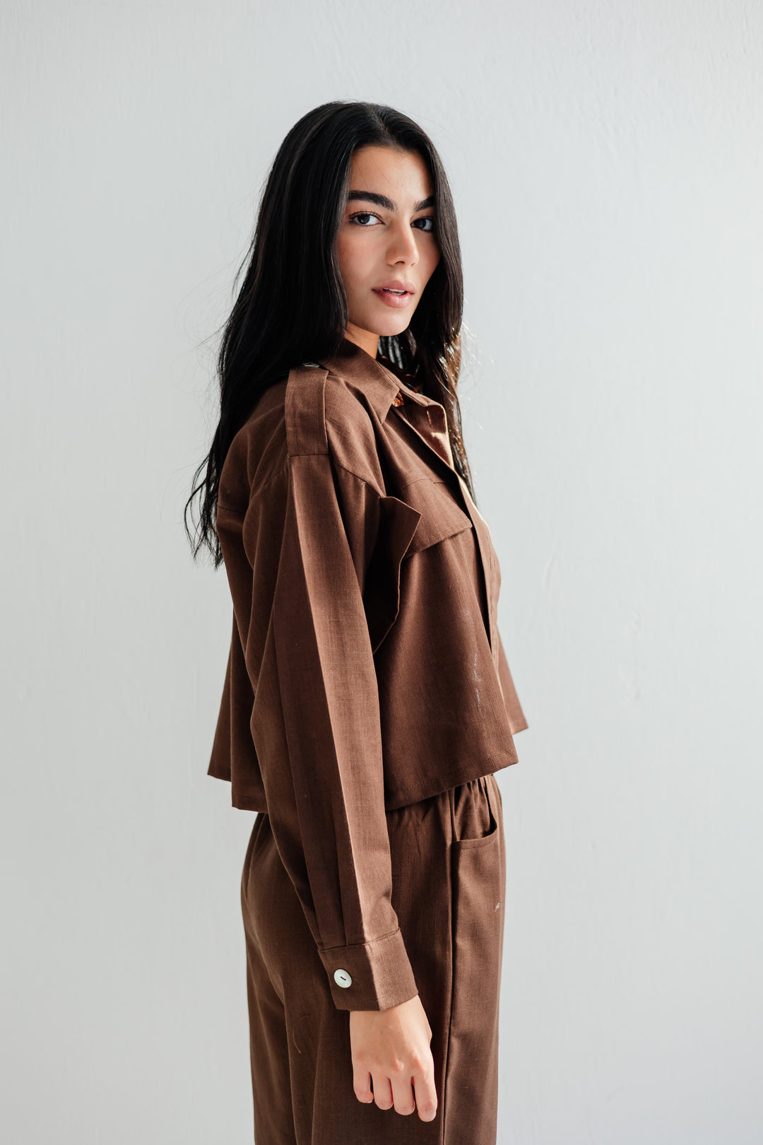 Elara two piece- brown
