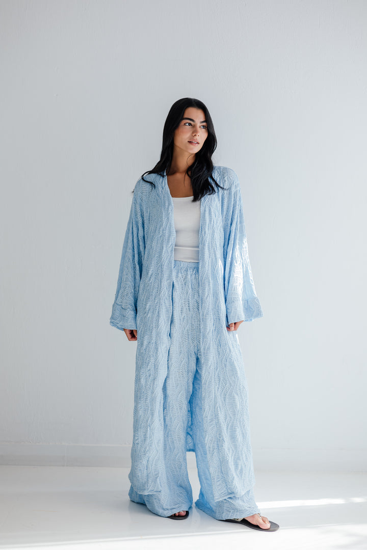 Modest essence in blue