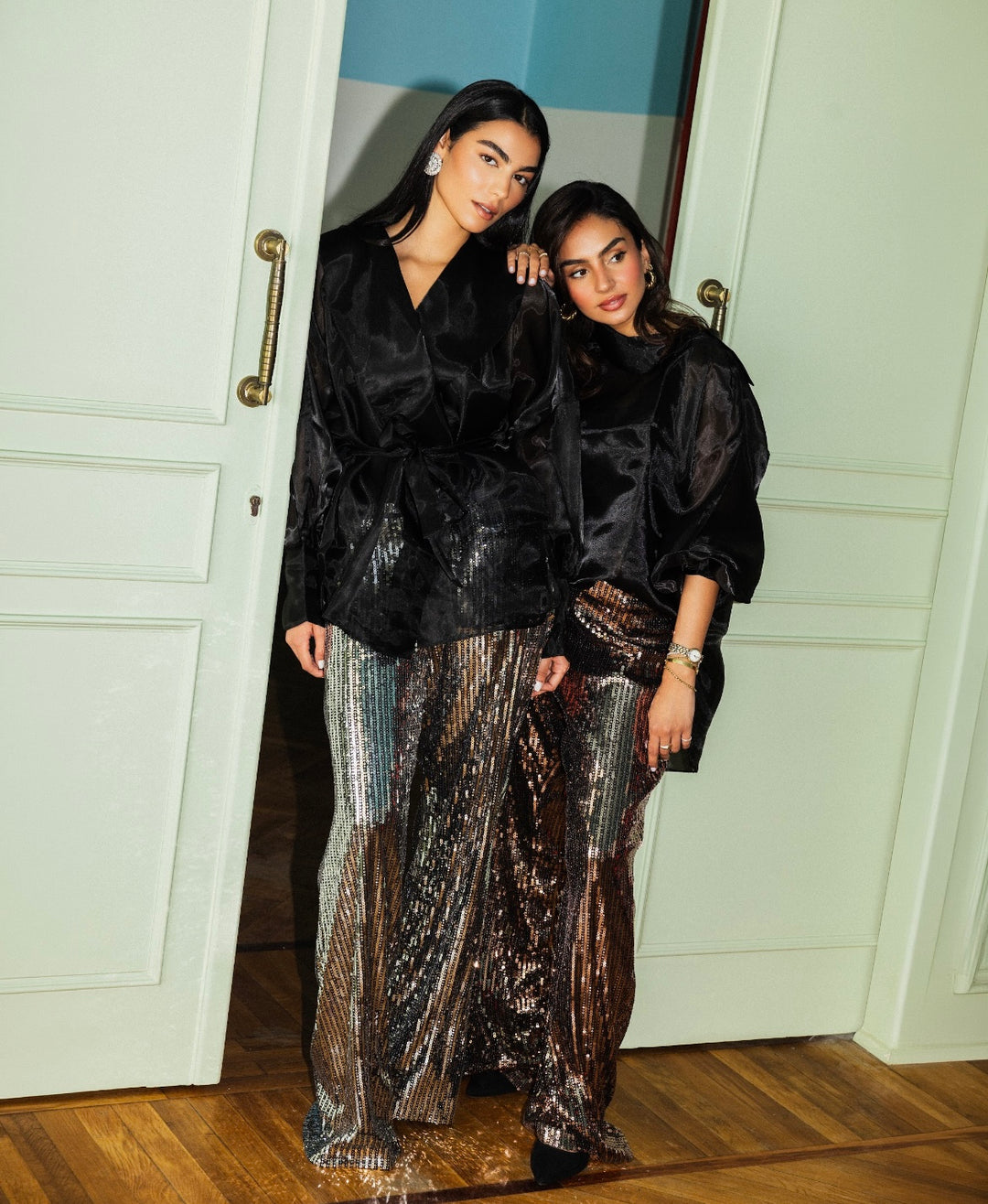 Flash Sequins Pants in Bronze