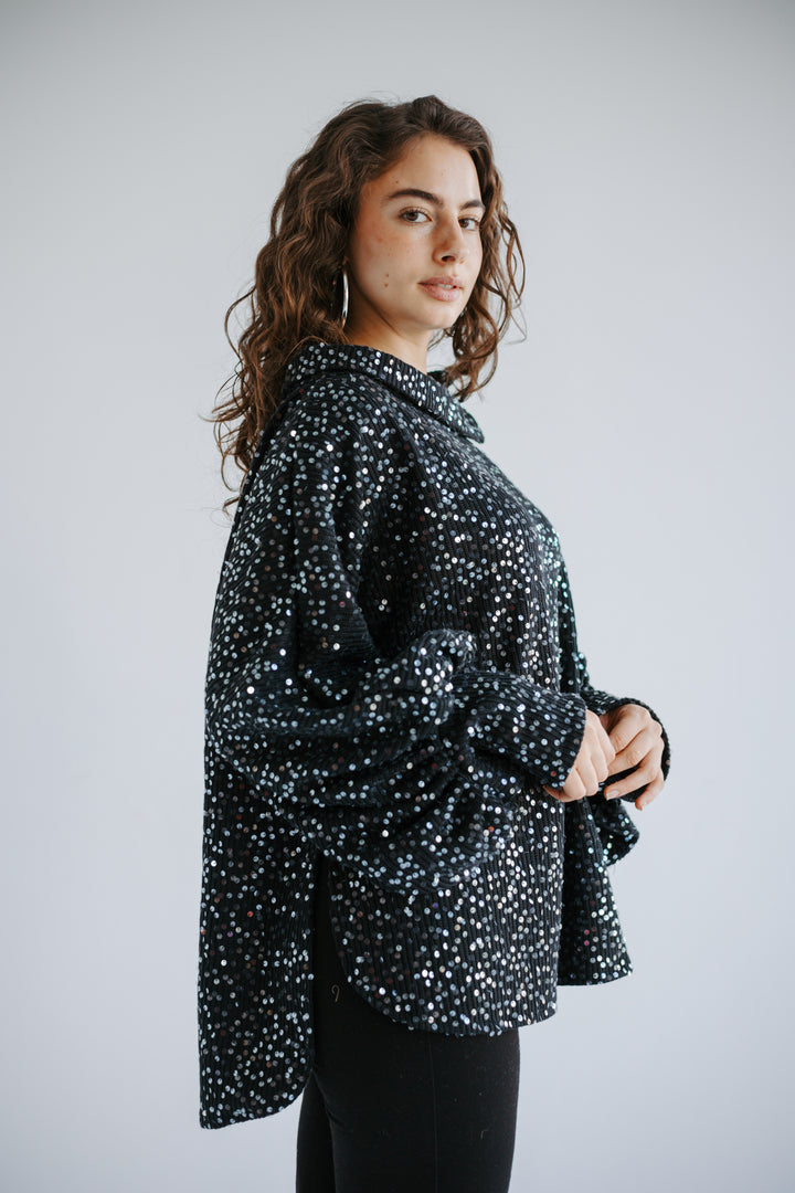 Sequin Vibe in Black
