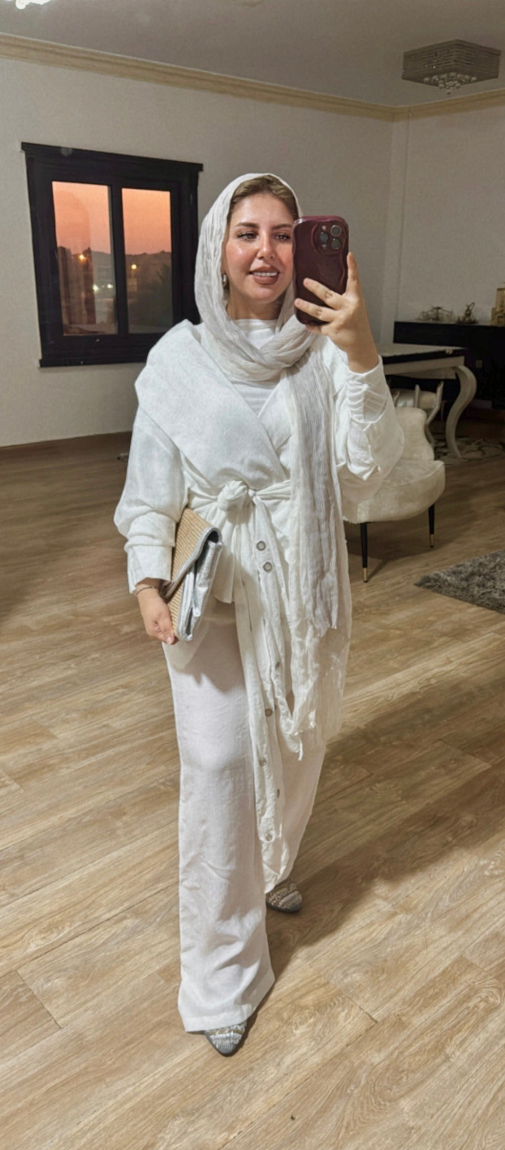Lily in white