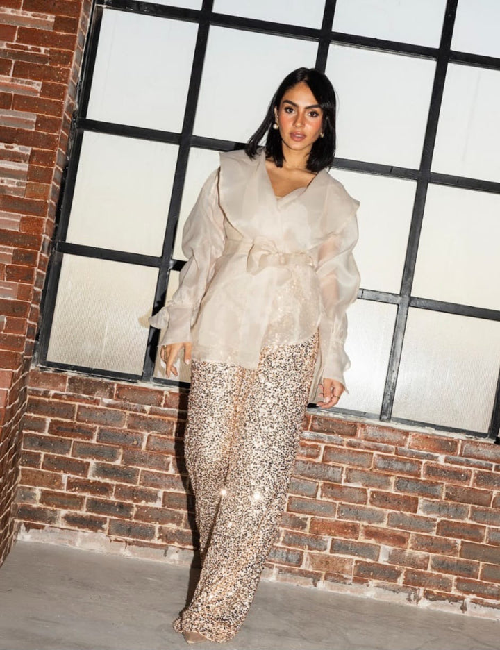 Party pants- Nude