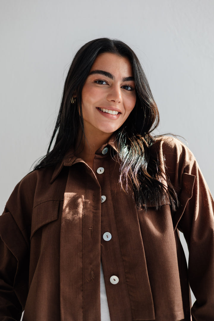 Elara two piece- brown