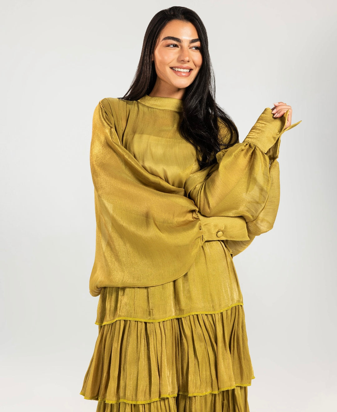 Shimmery Set in Lemon
