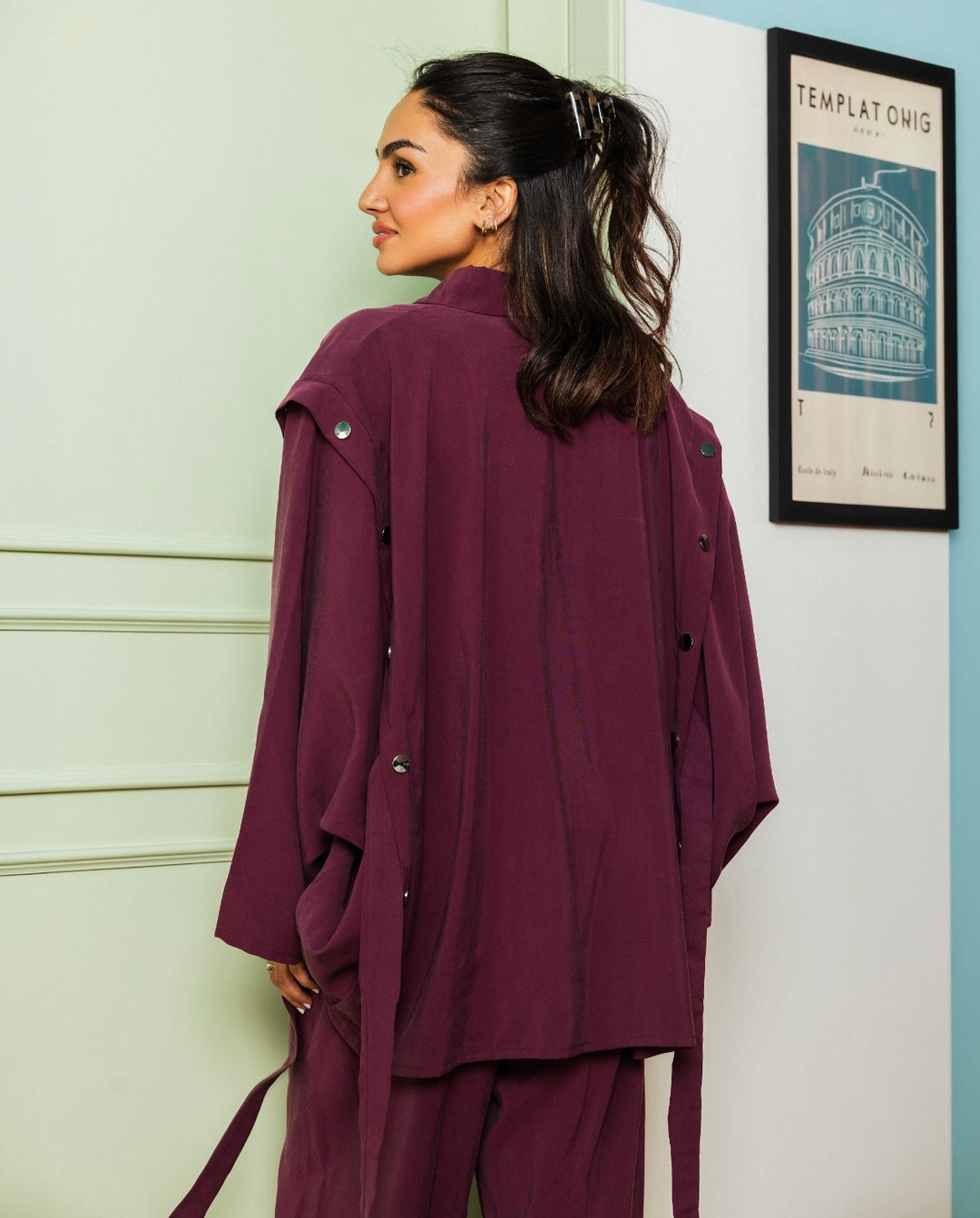 Ready To Go Set in Burgundy