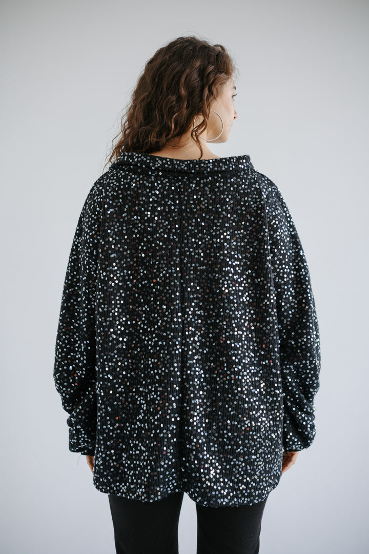 Sequin Vibe in Black