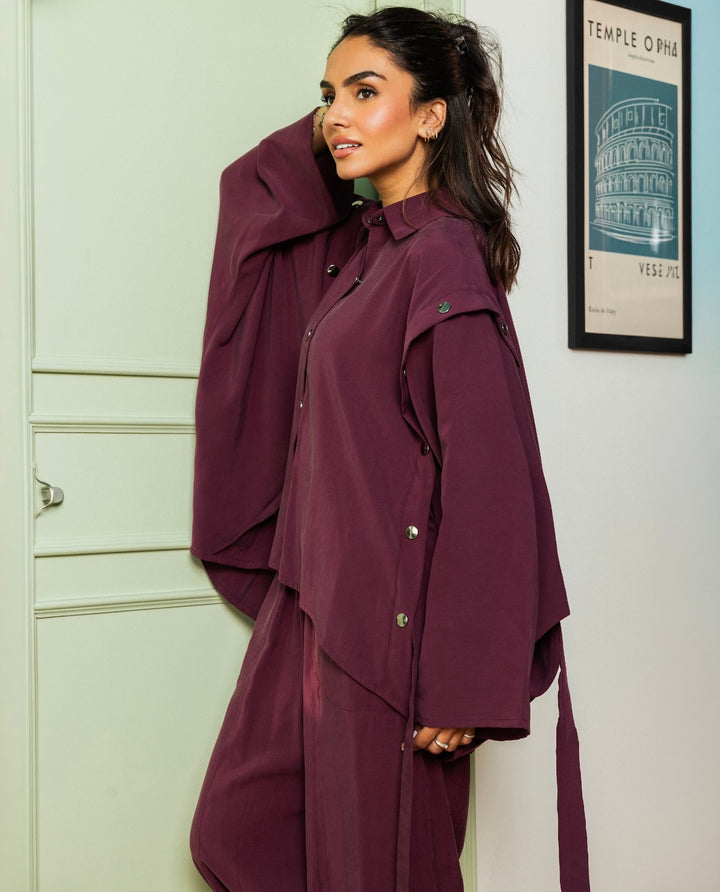 Ready To Go Set in Burgundy