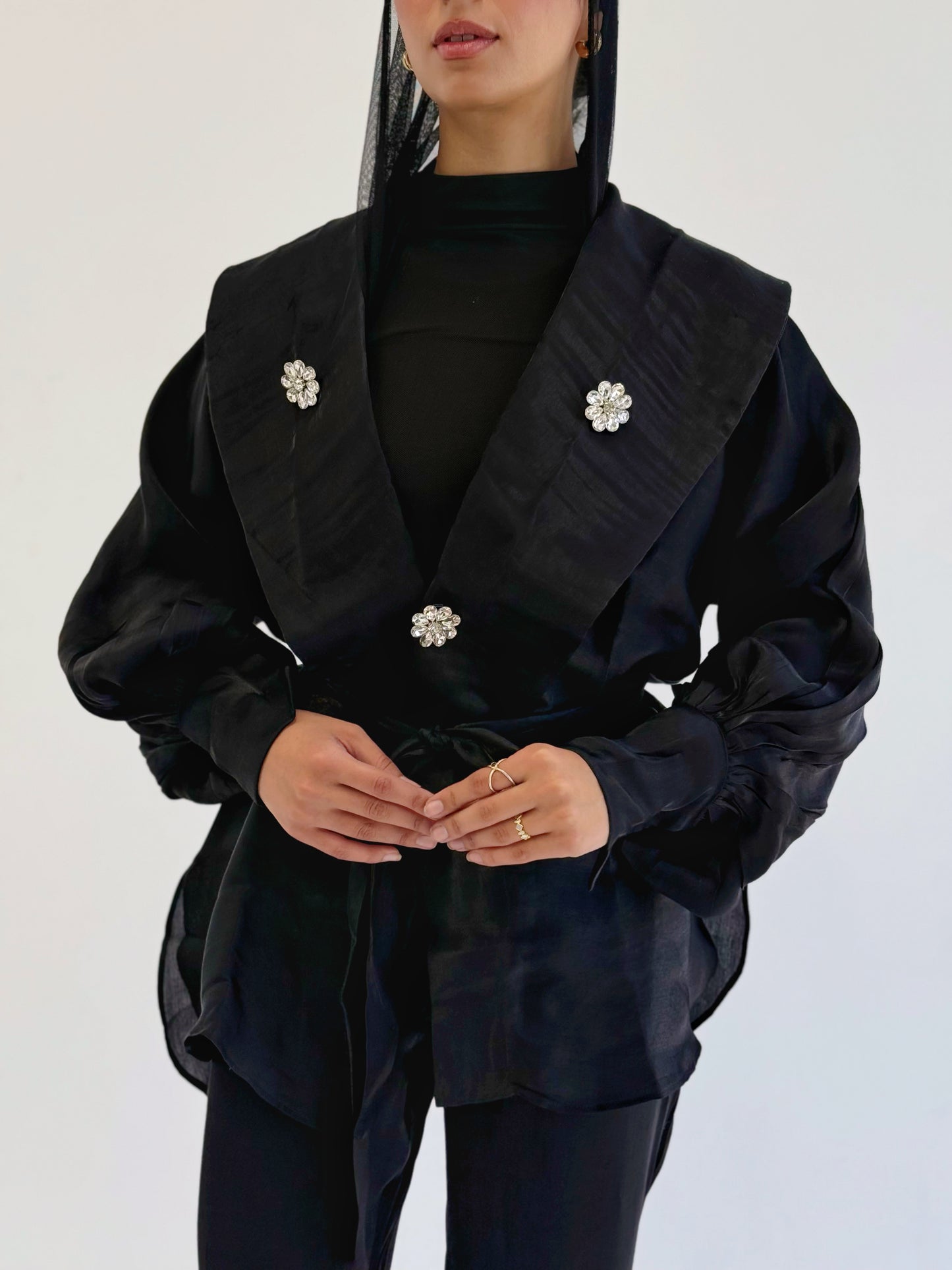 Twistly set - black