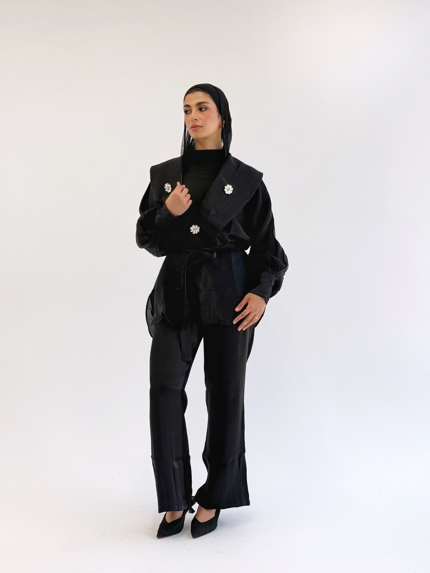 Twistly set - black
