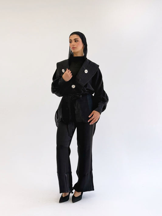Twistly set - black