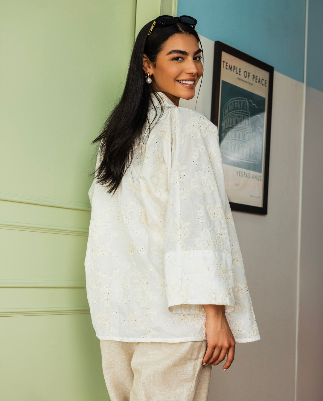 Boho Kimono in Off-White