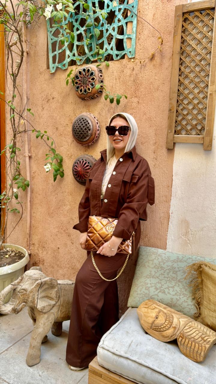 Elara two piece- brown