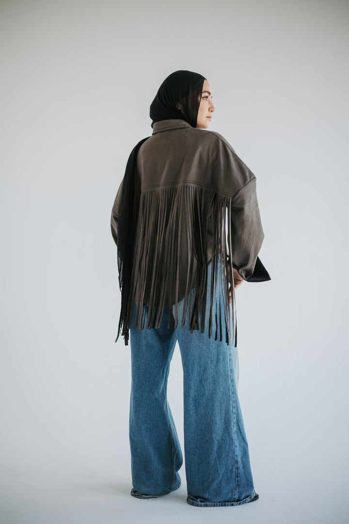 Move on Shirt in Grey