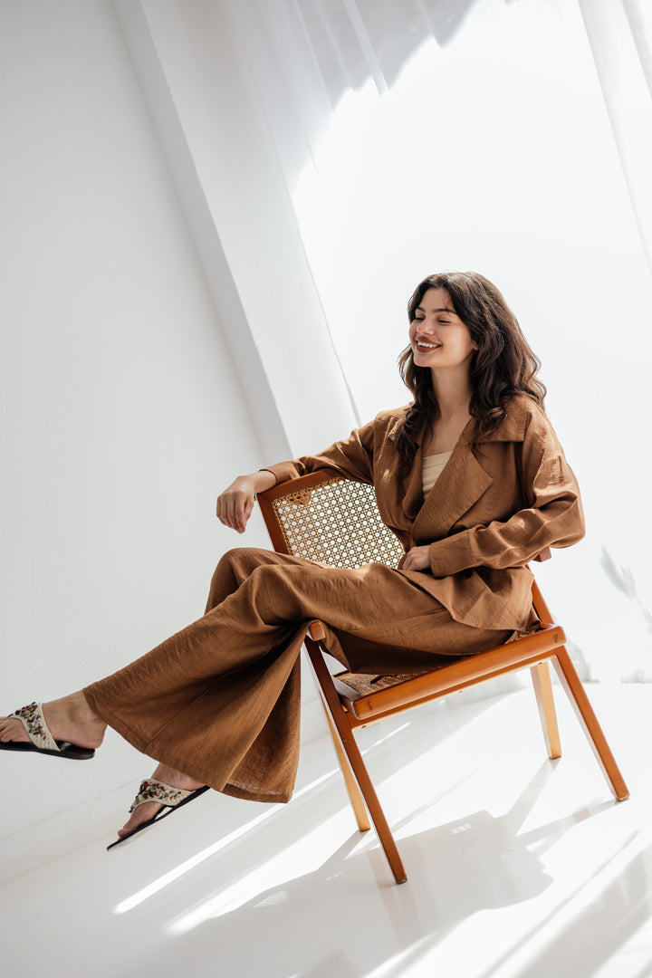 Lily in brown
