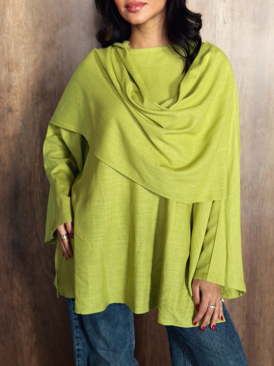 Linen Blouse in Lemon