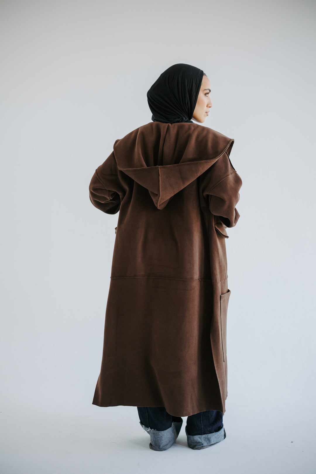 Maxi Coat in  Brown
