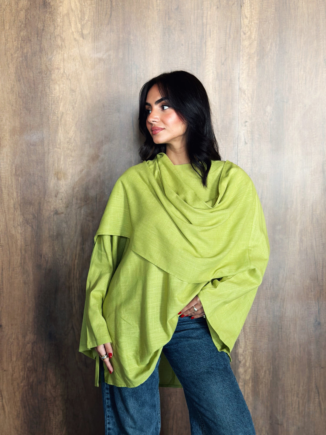 Linen Blouse in Lemon