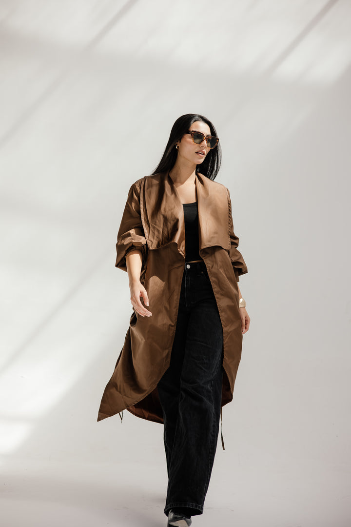 Waterproof coat _ brown