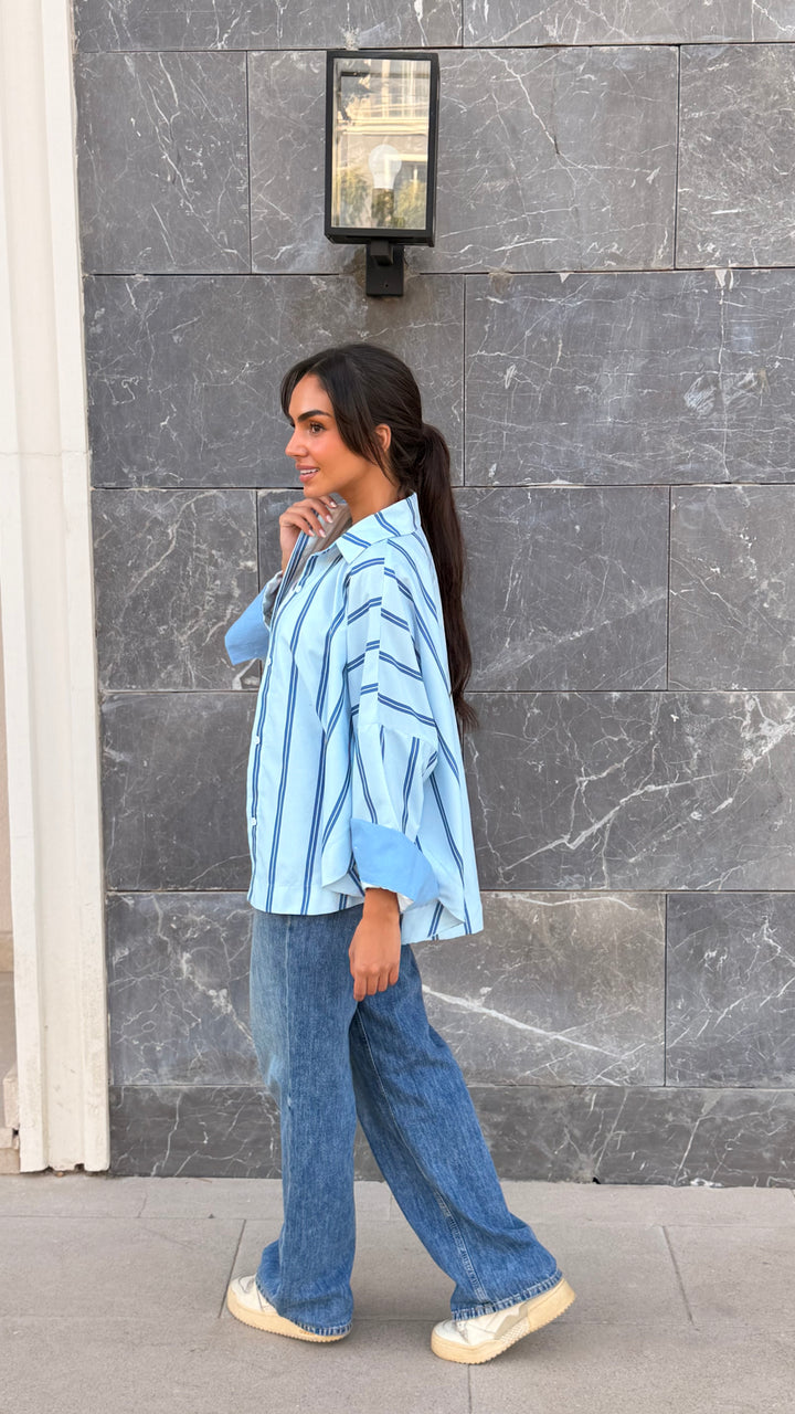 Line up shirt- blue