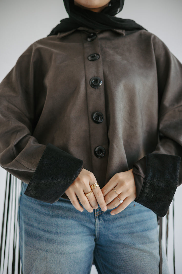 Move on Shirt in Grey