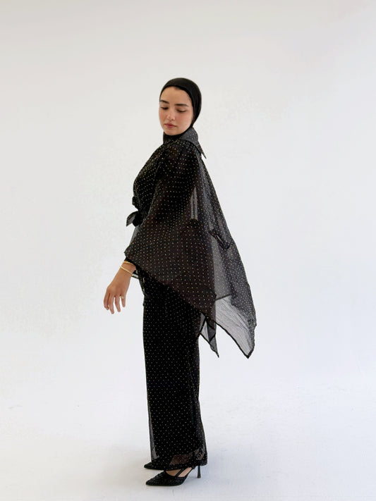Diamond set-black