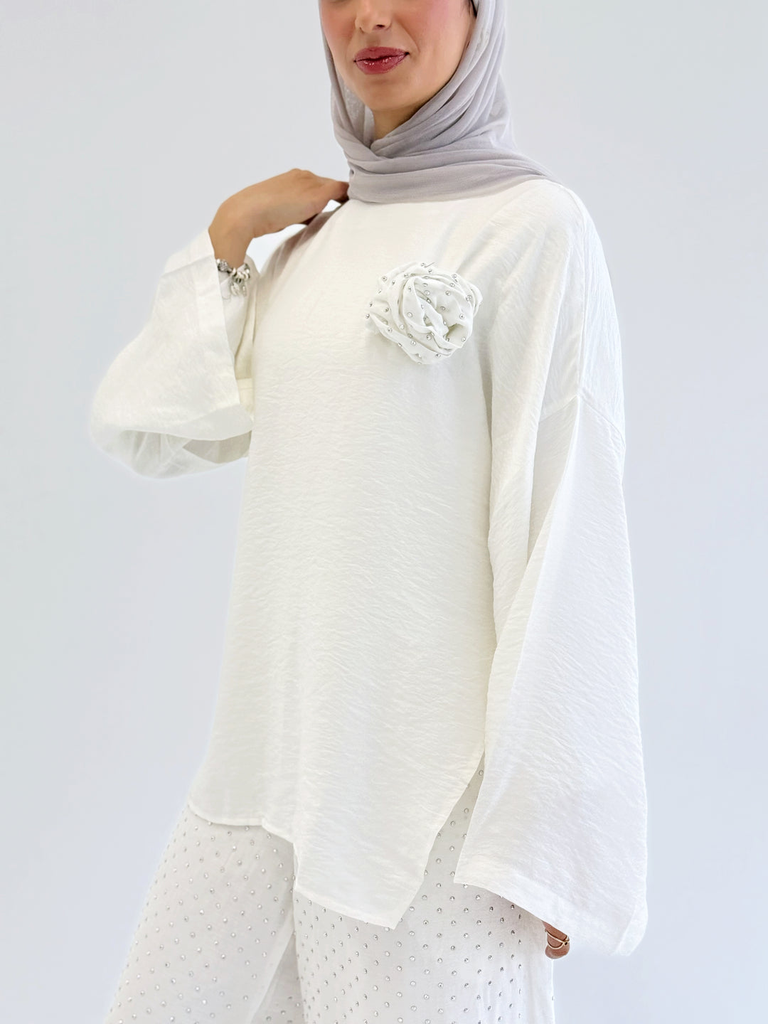 Linen set- white