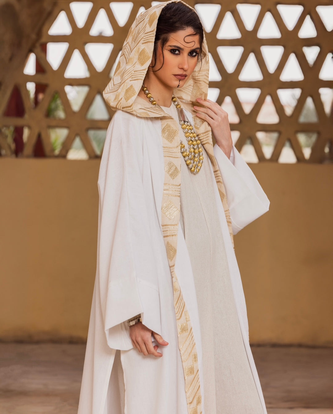 Shaghaf in White