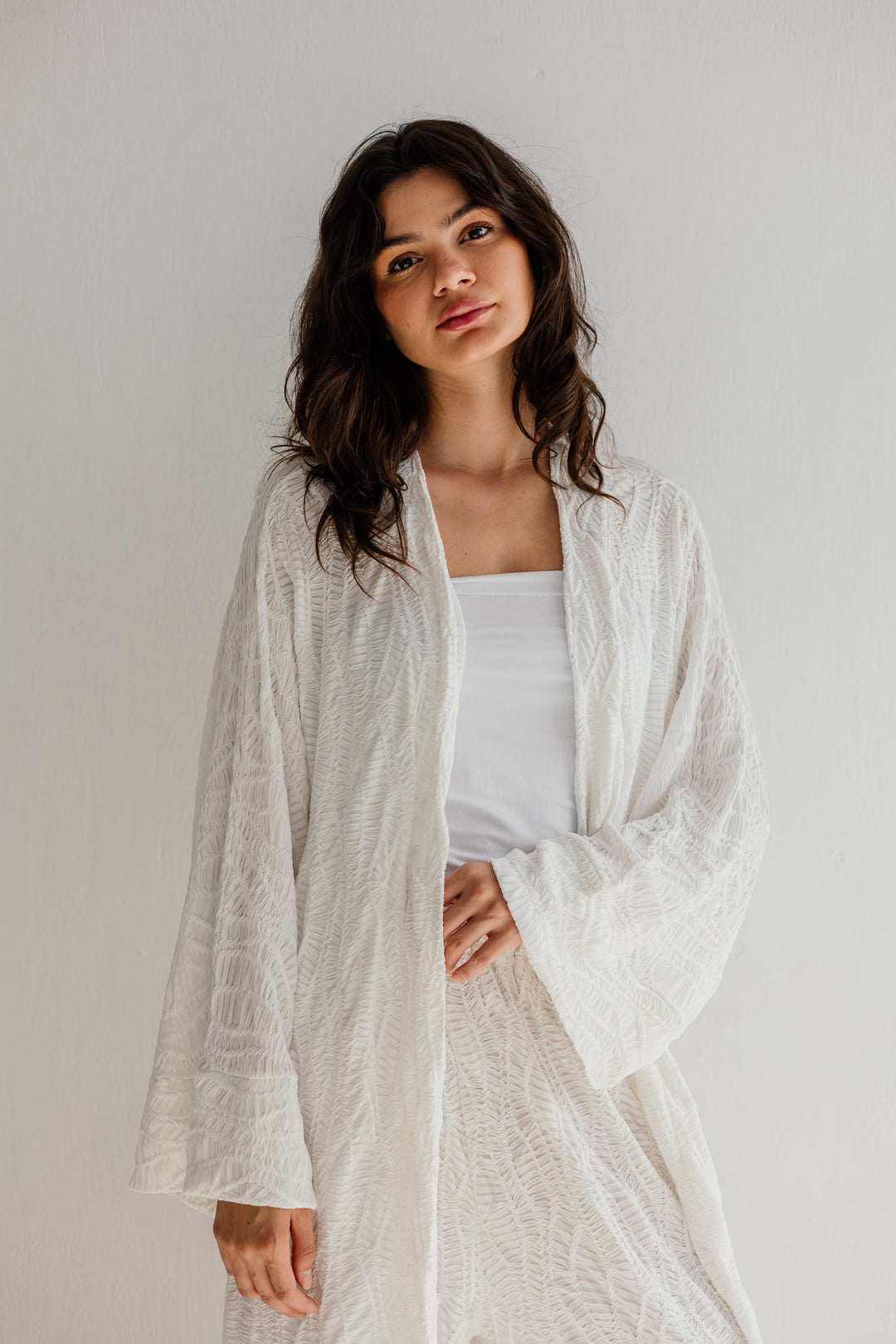 Modest essence in white