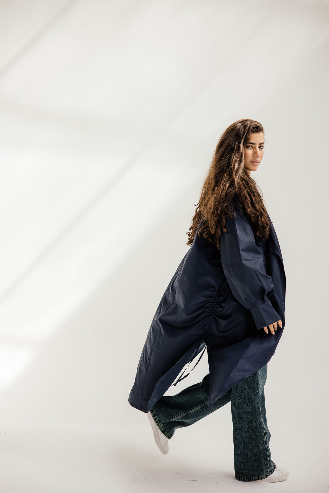 Waterproof coat- navy blue