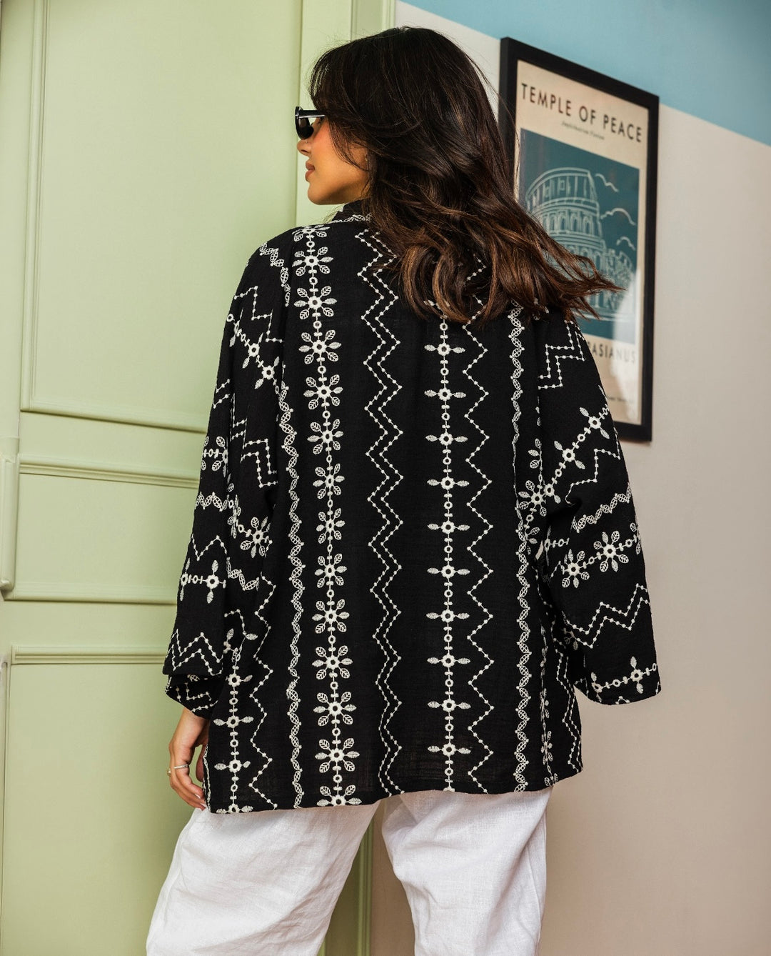 Boho Kimono in Black