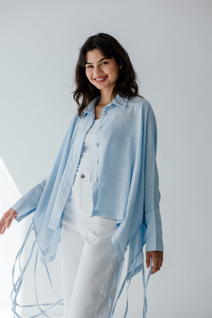 Heaven shirt- baby blue