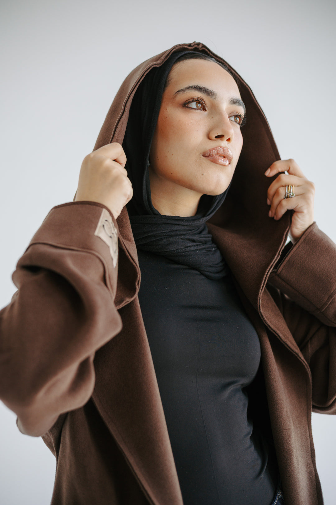 Maxi Coat in  Brown