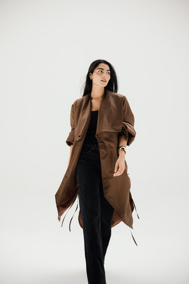 Waterproof coat _ brown