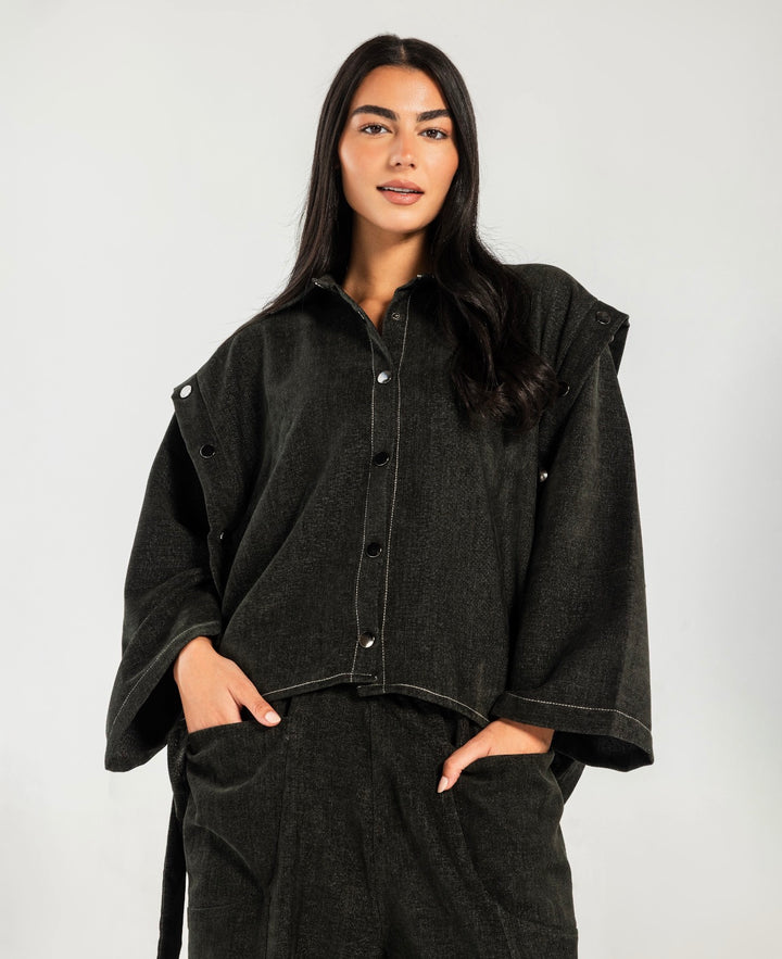 Winter ready to go set -dark olive