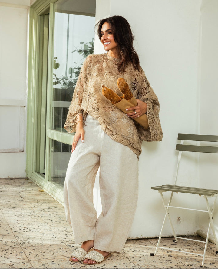 Summer Drift Top in Brown