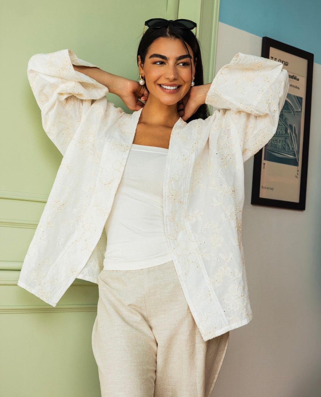 Boho Kimono in Off-White