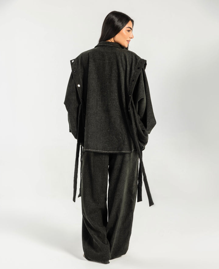 Winter ready to go set -dark olive